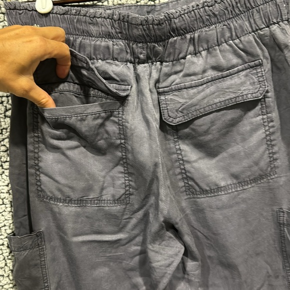 Free People Summers Over Soft Cargo Pants charcoal 4 - Picture 14 of 14